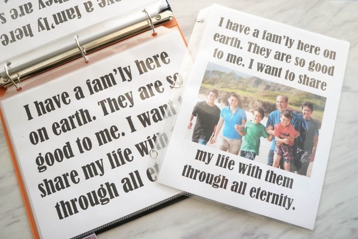 Families Can Be Together Forever - Flip Chart & Lyrics Easy singing time ideas for Primary Music Leaders Families Can Be Together Forever Flip Chart 1