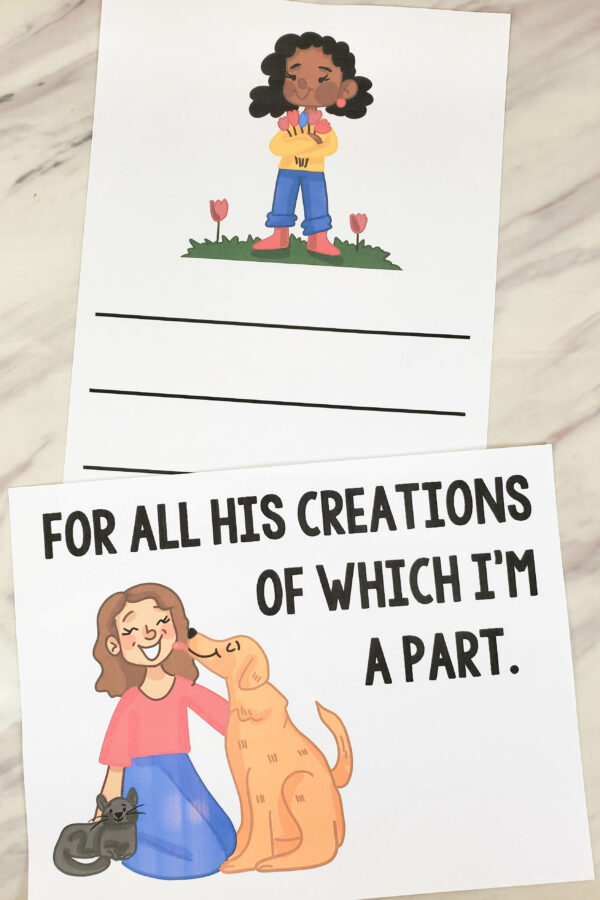 Shop My Heavenly Father Loves Me Flip Chart visual aids with lyrics and art for singing time helps for Primary music leaders