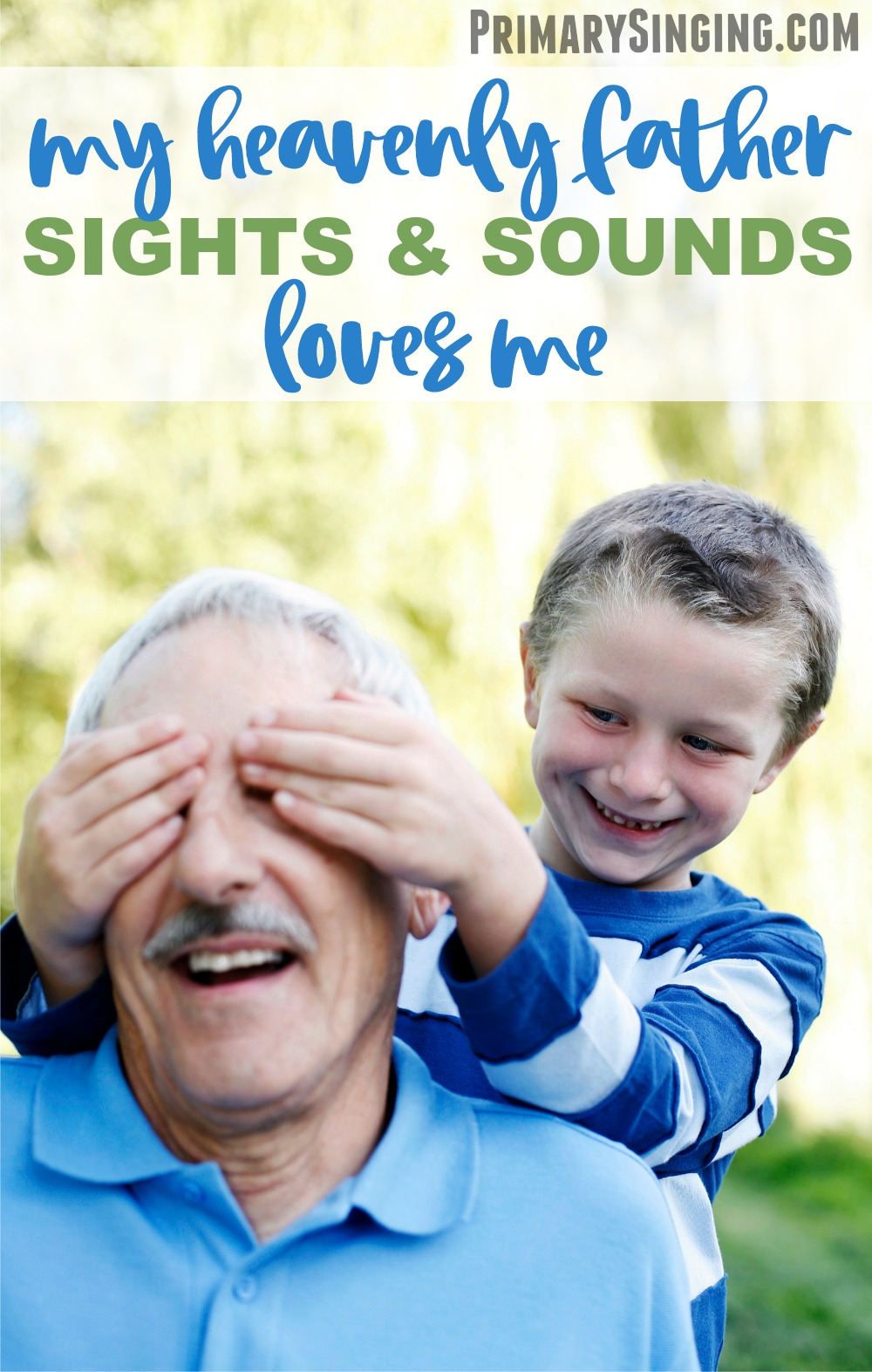 My Heavenly Father Loves Me Sights & Sounds Video Lesson plan for Primary singing time LDS music leaders / choristers!