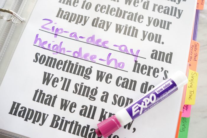 Your Happy Birthday Flip Chart & Lyrics Singing time ideas for Primary Music Leaders Your Happy Birthday Flip Chart 5