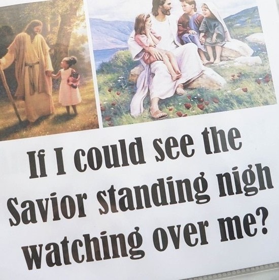 If the Savior Stood Beside Me Flip Chart - 15 Singing Time Ideas If the Savior Stood Beside Me at PrimarySinging.com