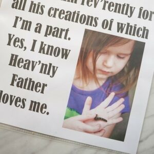 My Heavenly Father Loves - Flip Chart & Lyrics Easy singing time ideas for Primary Music Leaders sq My Heavenly Father Loves Me Flip Chart 4 1
