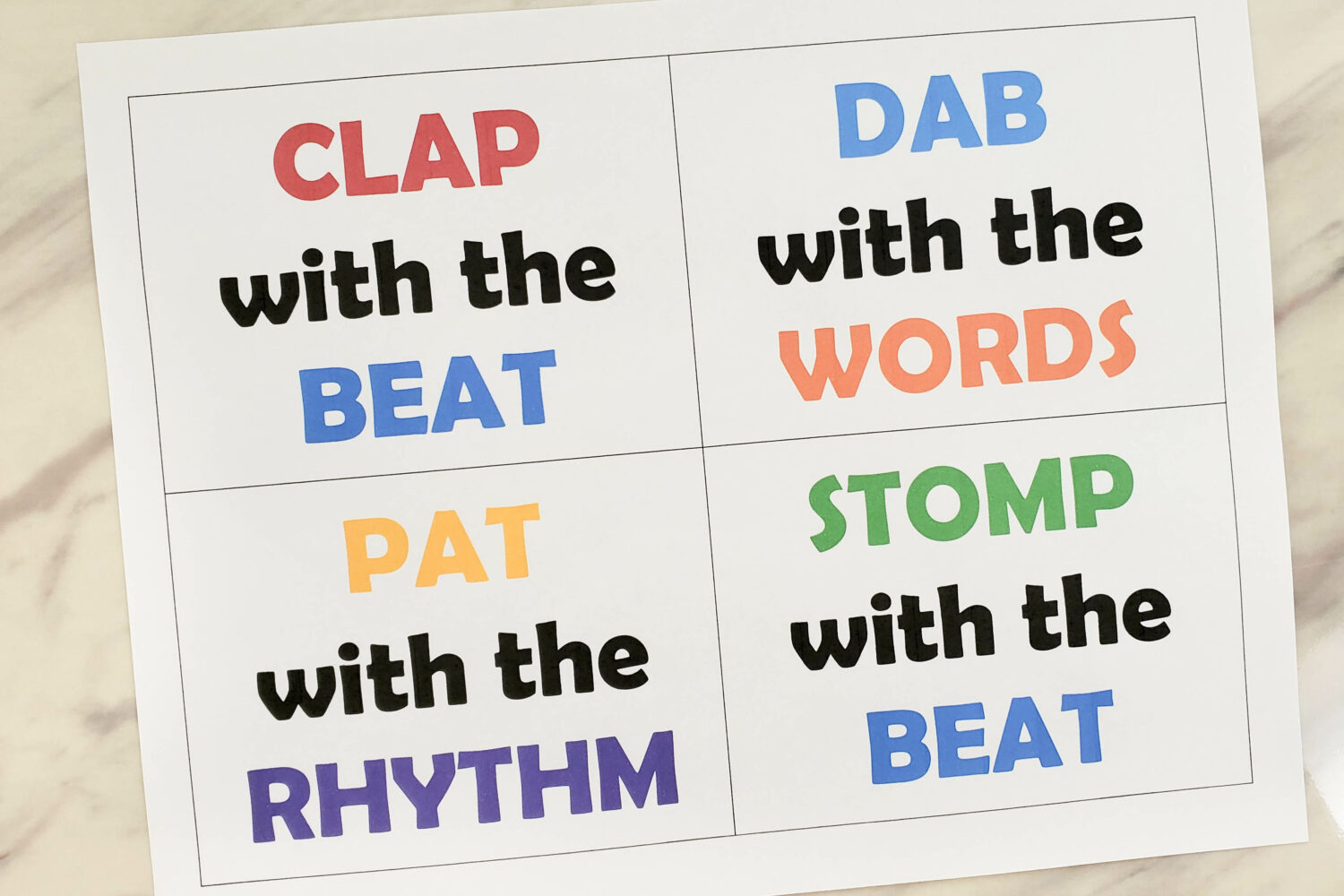 We'll Bring the World His Truth Beat vs Rhythm singing time activity - learn how the beat and the rhythm differ with this fun activity with several ways to interact and try out the different methods. Don't forget to grab the printable song helps for LDS Primary music leaders!