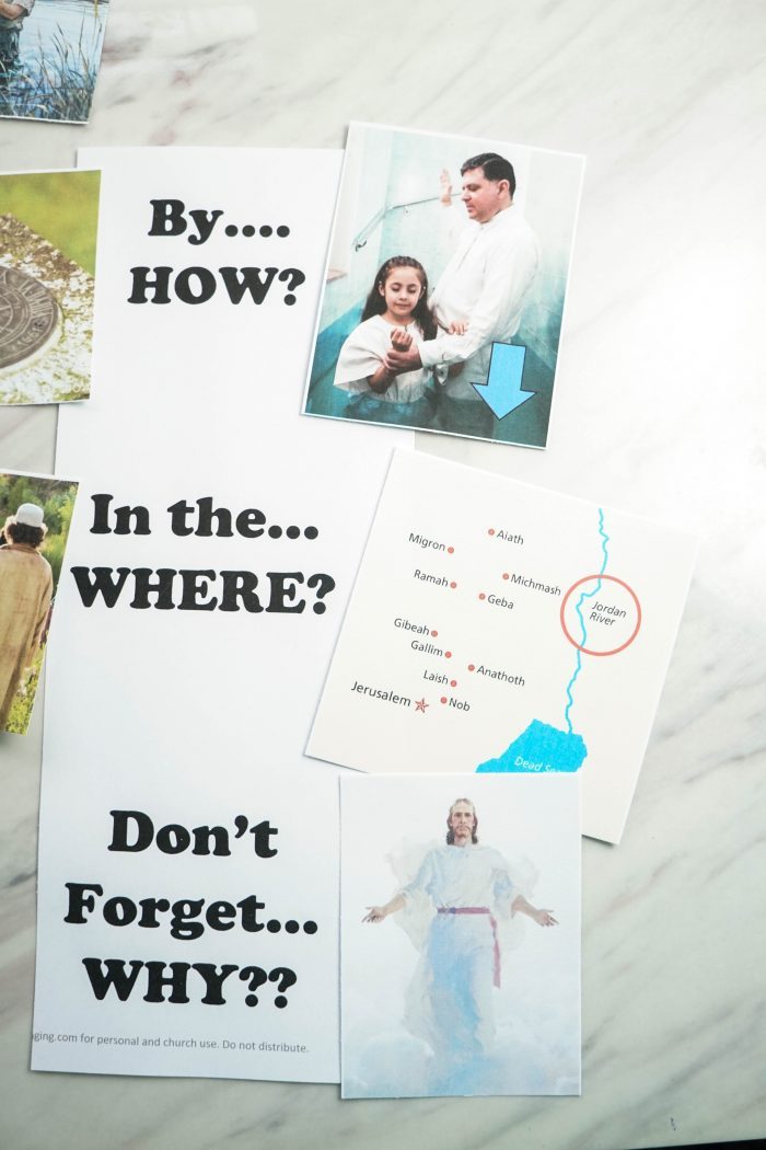 Learn the Baptism song with this easy no-prep Primary Singing Time lesson plan and ideas! Perfect for Primary Music Leaders or LDS families for Come, Follow me home study! Free printable resources.
