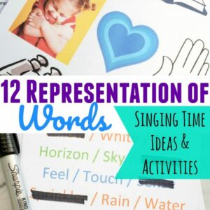 12 Representation of Words Primary Singing Time Ideas and Activities for Primary music leaders / choristers! Teach them with the different learning styles in this series post! #lds #singingtime #primary