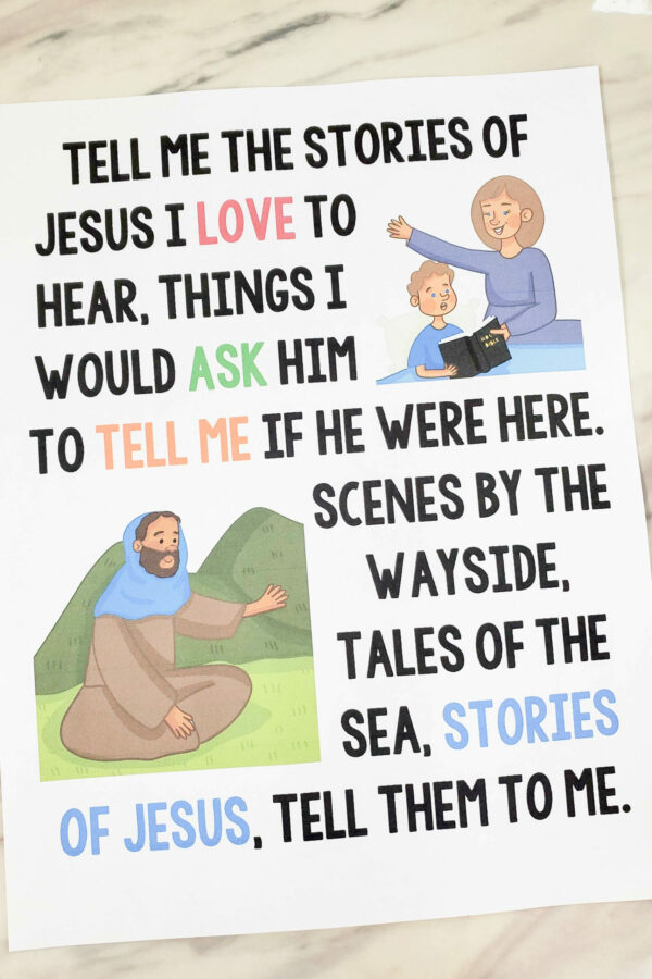 Up close Tell me the Stories of Jesus Flip Chart