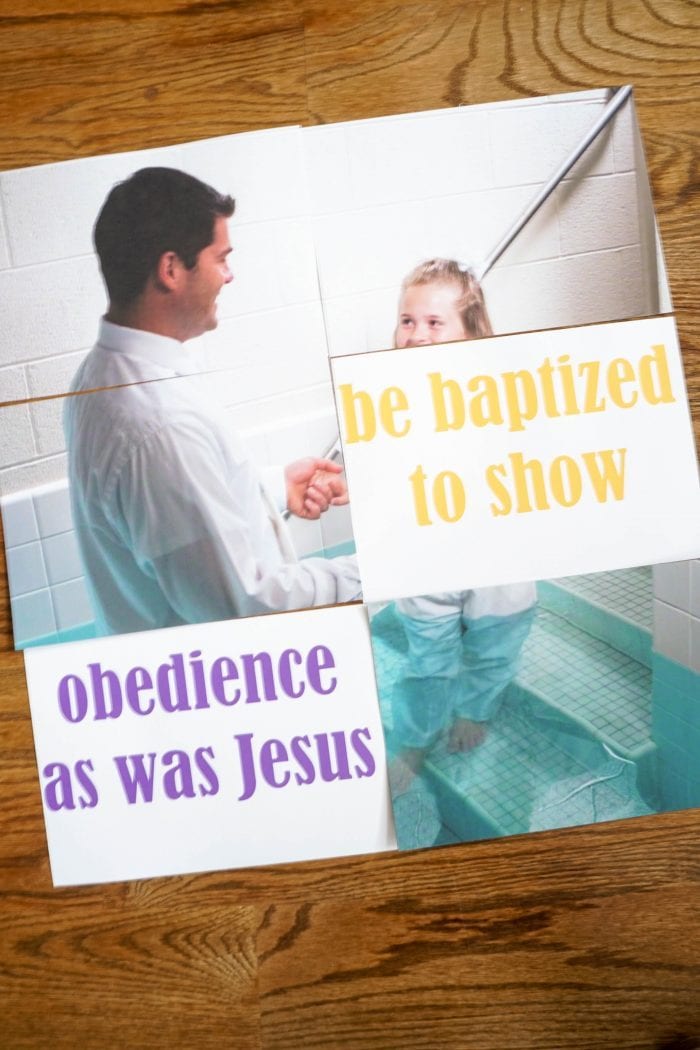 Baptism Concentration a Primary Singing Time game and activity perfect for learning the song with printable song helps for the LDS Baptism song with the 2nd and 3rd verse teaching ideas.