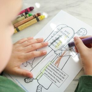 Keep the Commandments Coloring Pages