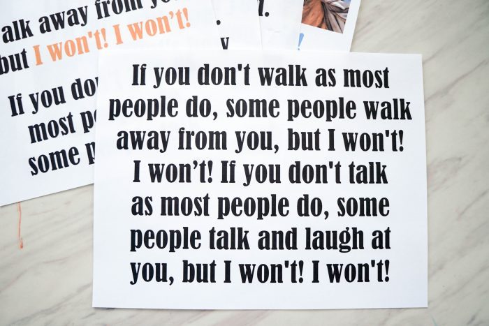 Teaching I'll Walk With You Flip Chart for primary program