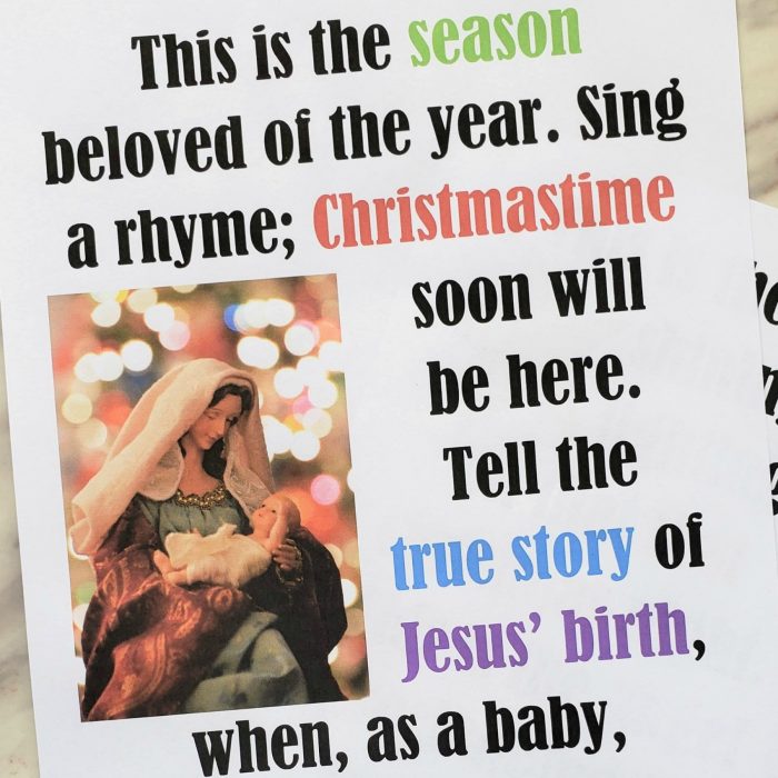 The Nativity Song – Flip Chart