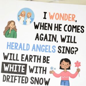 When He Comes Again Flip Chart LDS Primary song singing time printable helps