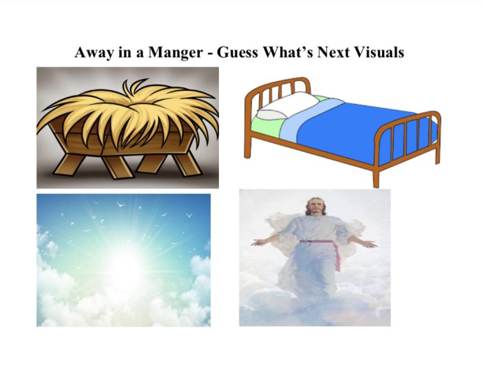 Away in a Manger - Guess What's Next Easy singing time ideas for Primary Music Leaders IMG 5406