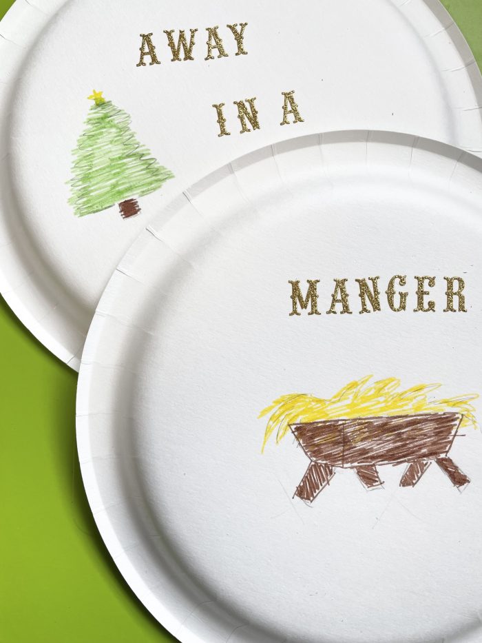 Away in a Manger - Paper Plates Easy singing time ideas for Primary Music Leaders IMG 5491