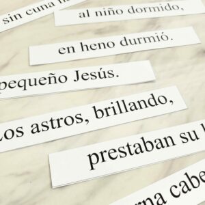 Jesús en pesebre Ordena las palabras Easy ideas for Music Leaders sq Jesus en pesebre Ordena las palabras4