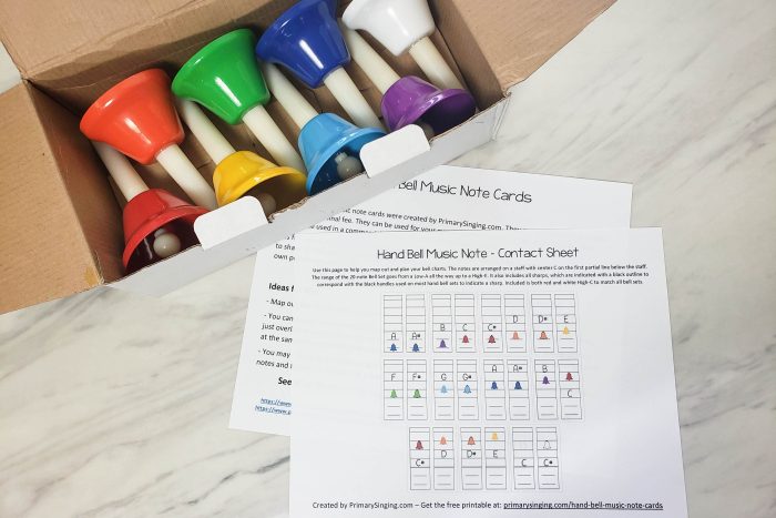 Make Handbells Music Charts with Note Cards! Easy ideas for Music Leaders Hand Bell Cards13 2