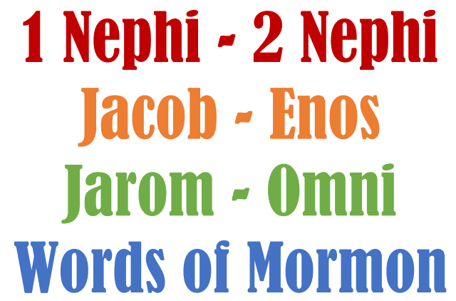 Books of the Book of Mormon
