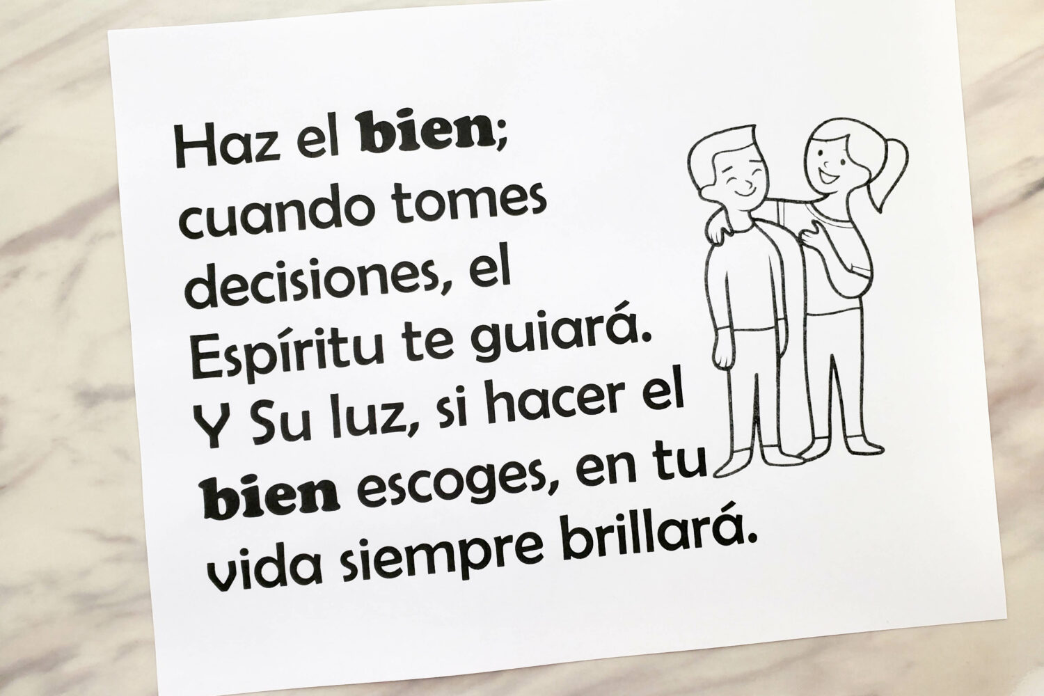 Haz el bien Rotafolio y letra 10 ¡Creo que es una canción fantástica para enseñar a los niños de Primaria! ¡Y con este rotafolio de Haz el bien no podría ser más fácil! Para líderes de música de la Primaria el tiempo de cantar. SUD