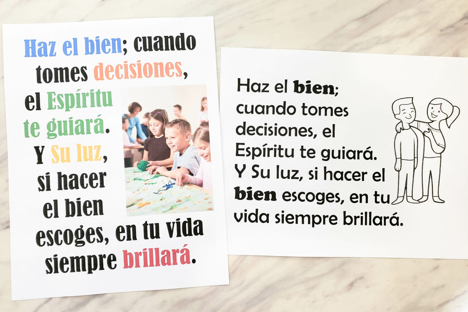 Haz el bien Rotafolio y letra 9 ¡Creo que es una canción fantástica para enseñar a los niños de Primaria! ¡Y con este rotafolio de Haz el bien no podría ser más fácil! Para líderes de música de la Primaria el tiempo de cantar. SUD