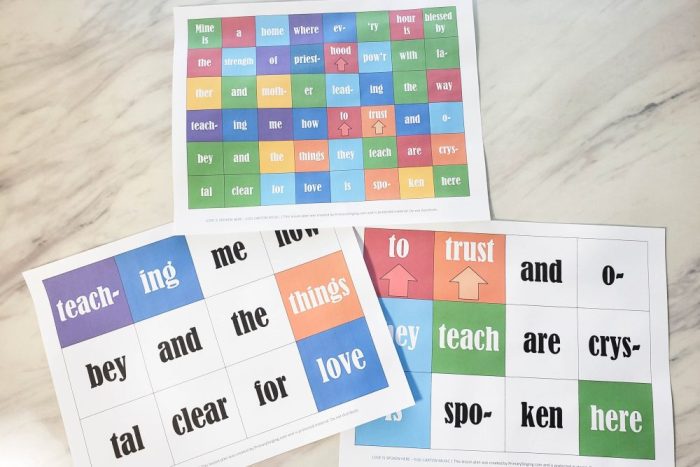 Love is Spoken Here Singing Time Idea - Egg Carton Music xylophone activity with printable lesson plan
