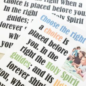 Choose the Right - Flip Chart & Lyrics Easy singing time ideas for Primary Music Leaders sq Choose the Right Flip Chart 20220118 113200