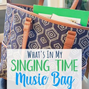 What's in my Primary Singing Time Bag? Easy singing time ideas for Primary Music Leaders sq Whats in my Primary Singing Time Bag