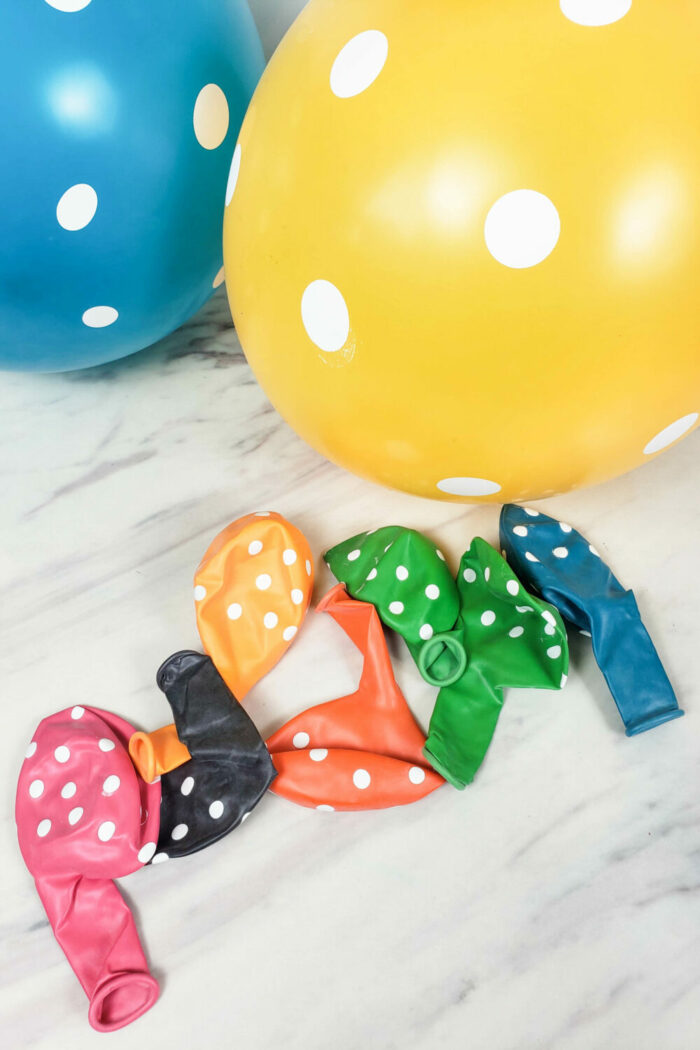 blowing up balloons for the primary review game balloon bounce
