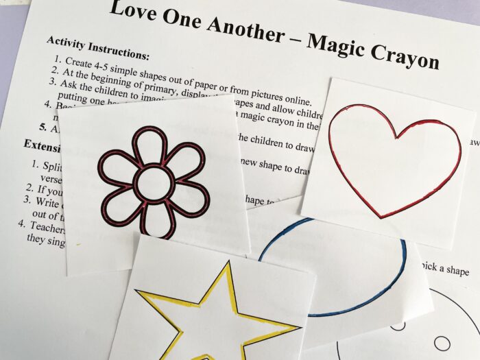 Love One Another Magic Crayon Singing Time ideas