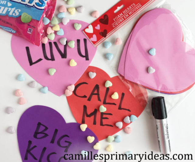 21+ FUN Valentine's Day Singing Time Ideas for Primary Easy ideas for Music Leaders conversation hearts singing time idea for valentines day