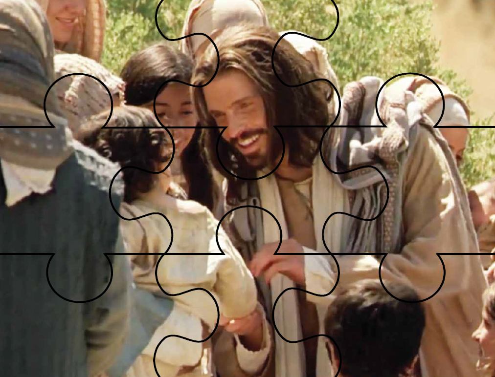 Love One Another Puzzle pictures activity for LDS Primary Singing Time