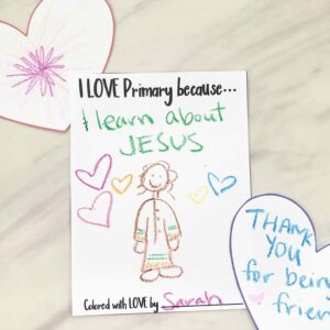 Primary Love Notes for Valentine's Day Easy ideas for Music Leaders sq Valentines Day Love Notes 20220208 152836