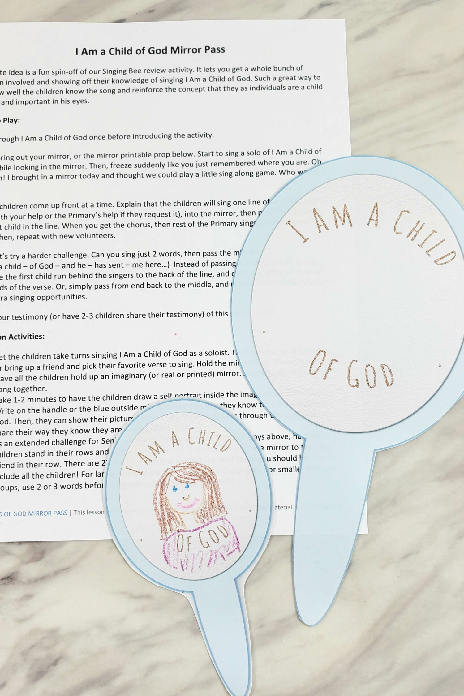 I Am a Child of God Song Helps for LDS Primary Music Leaders singing time ideas