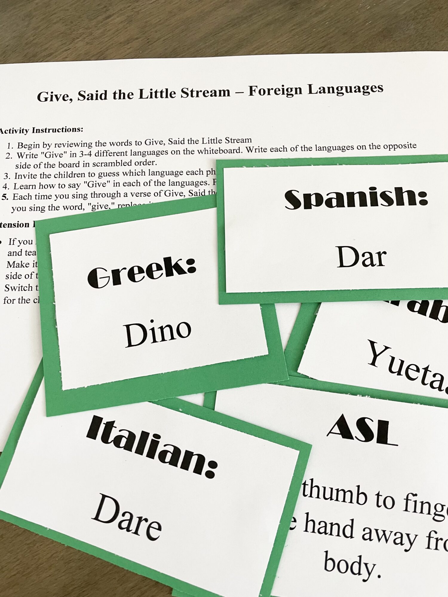 Give, Said the Little Stream Foreign Language Singing time ideas for Primary Music Leaders IMG 6178