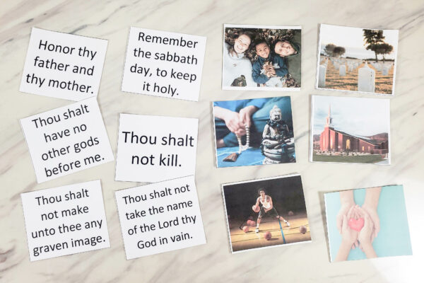 This month in singing time, help your primary kiddos better understand the commandments by learning Keep the Commandments in singing time. For a fun way to introduce, or review this song, try this Keep the Commandments Group Stories Activity! #LDS #Primary #Singingtime