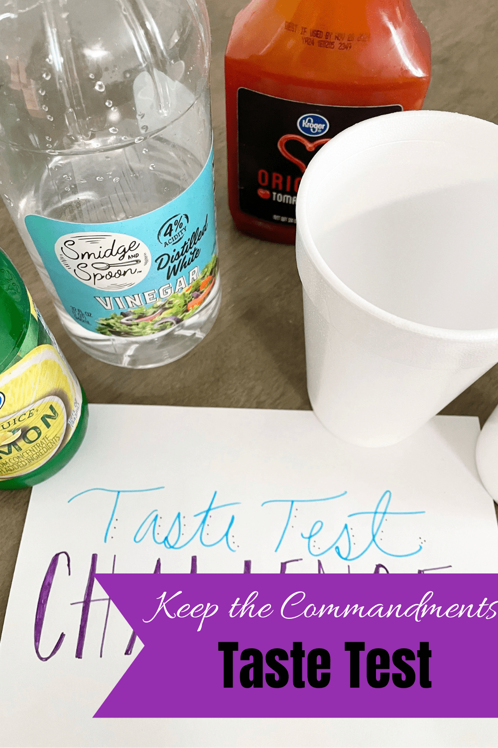Keep the Commandments Taste Test Activity Singing time ideas for Primary Music Leaders Pinterest Posts 3