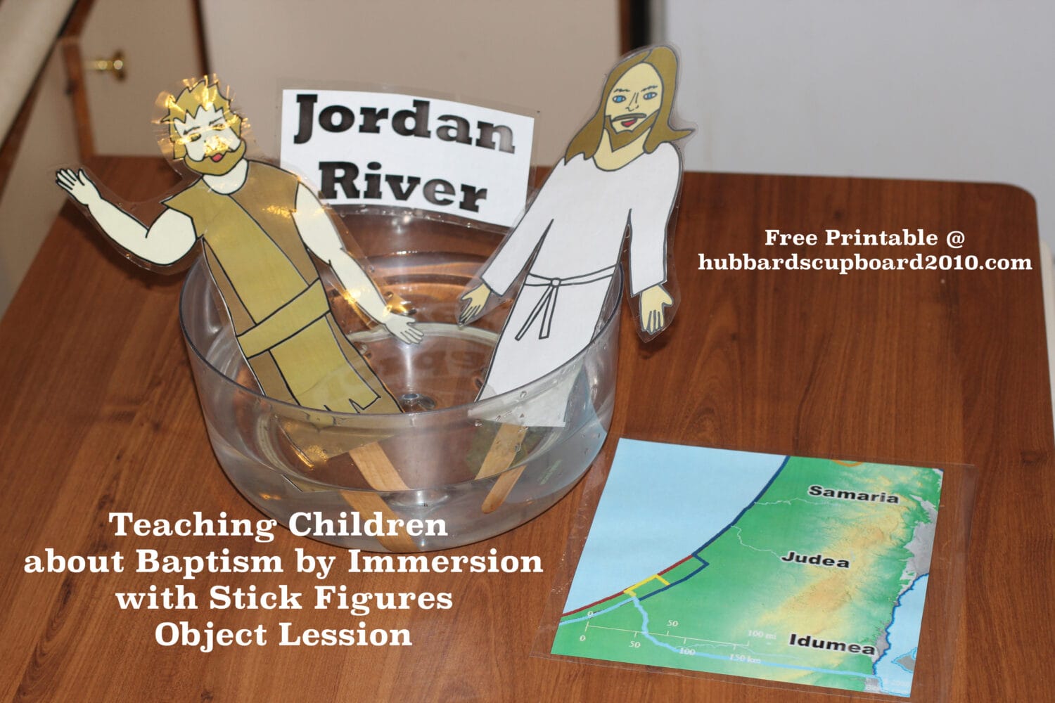 Primary Baptism song singing time idea baptize Jesus with this immersion hands on lesson plan for LDS Primary music leaders