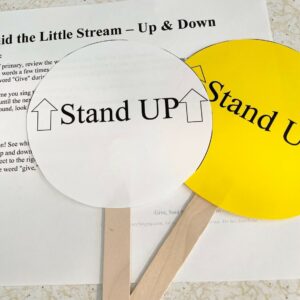 Give Said the Little Stream Up & Down Easy singing time ideas for Primary Music Leaders give said the little stream up and down