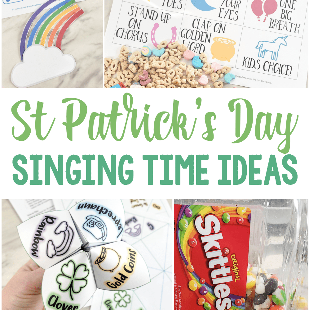 200+ Primary Singing Time Ideas & Games Master List Easy ideas for Music Leaders sq St Patricks Day Singing Time Ideas
