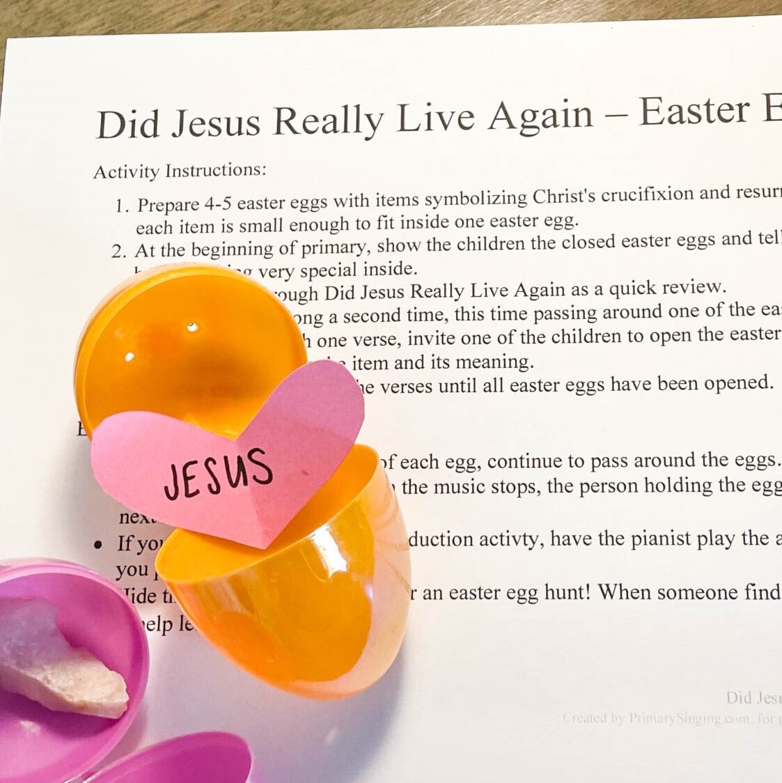 LDS Primary Songs Post Index Easy singing time ideas for Primary Music Leaders Desktop Did Jesus Really Live Again Easter Eggs 2