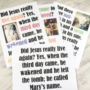 Did Jesus Really Live Again - Flip Chart & Lyrics Easy singing time ideas for Primary Music Leaders Did Jesus Really Live Again 20220202 121700