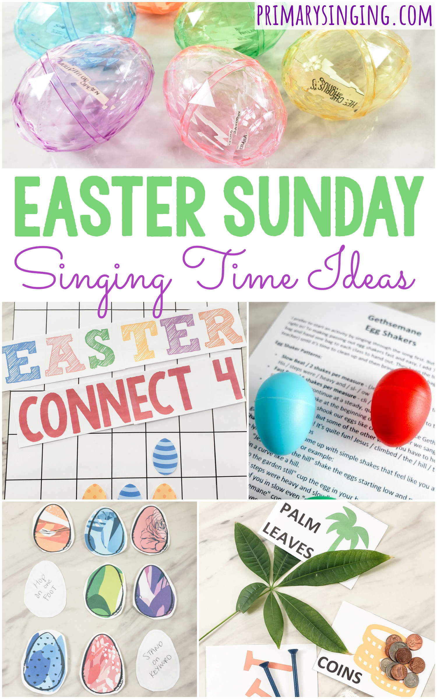 15 FUN Easter Singing Time Ideas for Primary Easy ideas for Music Leaders Easter Singing Time Ideas