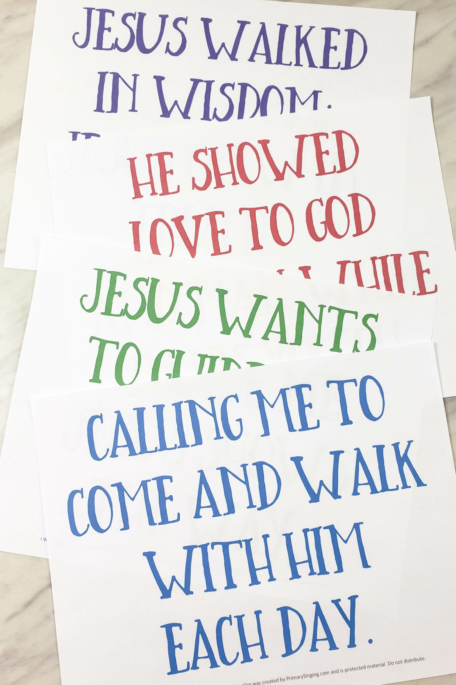 I Will Walk with Jesus Learn & Teach a fun and engaging singing time idea! 