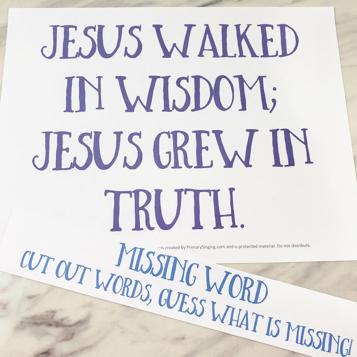 I Will Walk with Jesus Learn & Teach a fun and engaging singing time idea! 