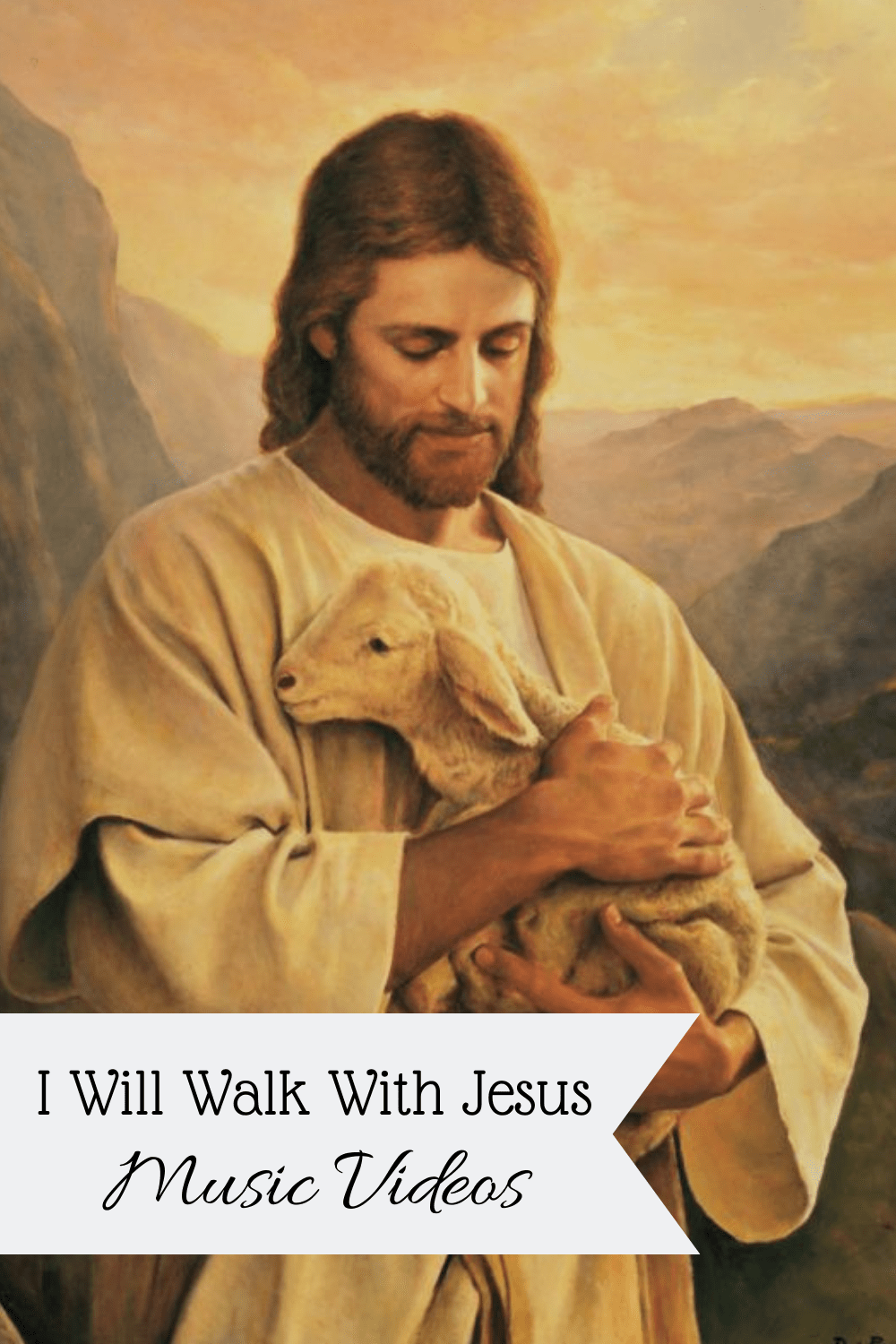 I Will Walk with Jesus Music Videos singing time ideas for LDS Primary music leaders teaching this song.