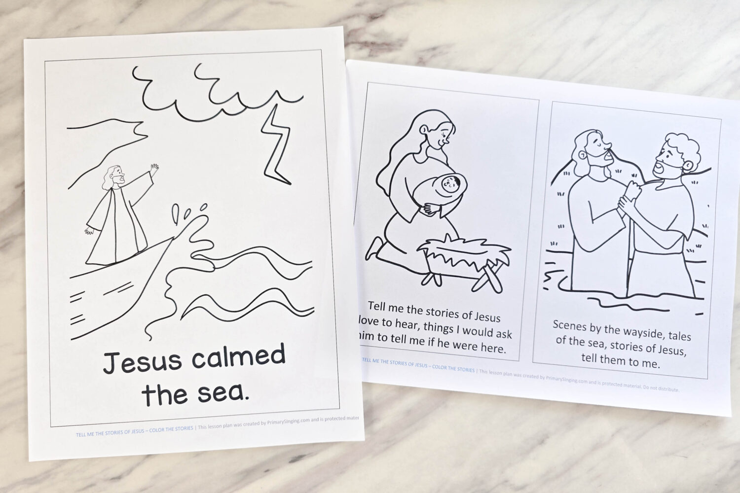 Tell Me the Stories of Jesus Coloring Pages 10 Tell Me the Stories of Jesus Color the Stories singing time ideas from Jesus' life to connect with this LDS Primary song with fun printable song helps for Primary music leaders.