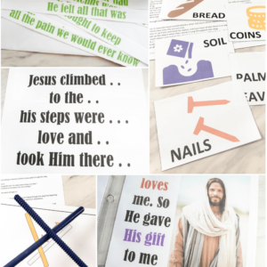 25 Gethsemane Singing Time Ideas - Easy ways to teach Gethsemane song for LDS Primary Music Leaders including printable song helps with a variety of learning styles. Links to videos, movement activities, living music, and even a book for teaching with purpose!