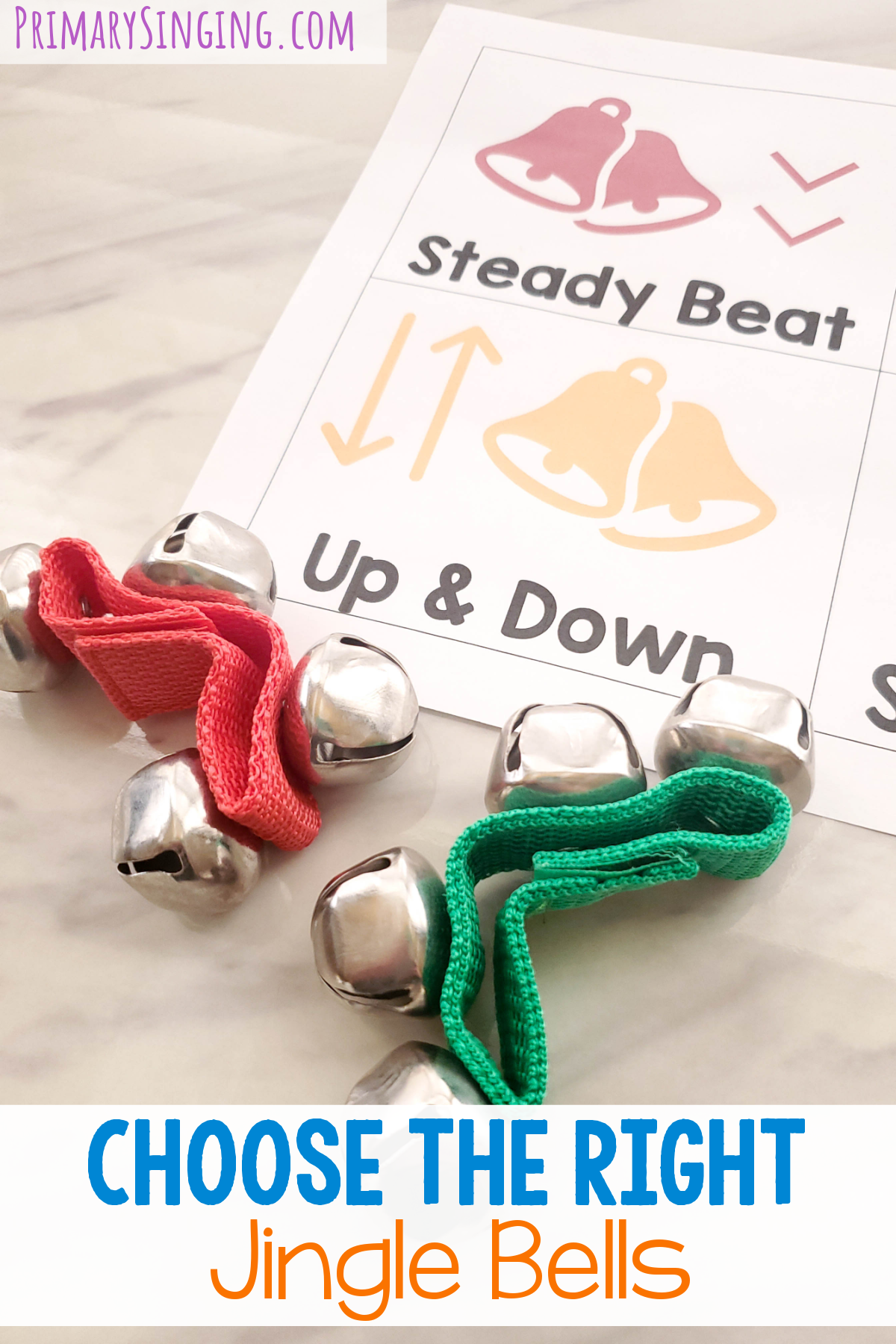 Choose the Right Jingle Bells fun teaching idea for singing time with printable song helps for LDS Primary music leaders. Teach Choose the Right using bells and a fun variety of patterns!