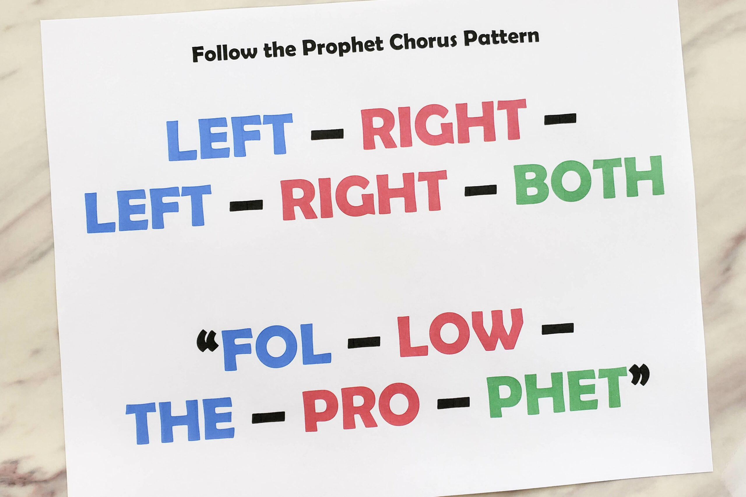30 Follow the Prophet Singing Time Ideas 11 Follow the Prophet Drum Patterns singing time ideas for LDS Primary music leaders with printable song helps. Beat along with the pattern using pencils, chopsticks or drumsticks with these fun variety of beat patterns.