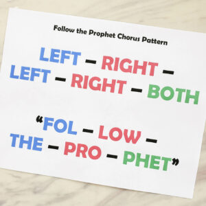 Follow the Prophet Drum Patterns singing time ideas for LDS Primary music leaders with printable song helps. Beat along with the pattern using pencils, chopsticks or drumsticks with these fun variety of beat patterns.