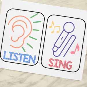 This Follow the Prophet Listen & Sing activity is a great way to teach this principle as you review in singing time! Simply take turns singing & listening as you review Follow the Prophet.