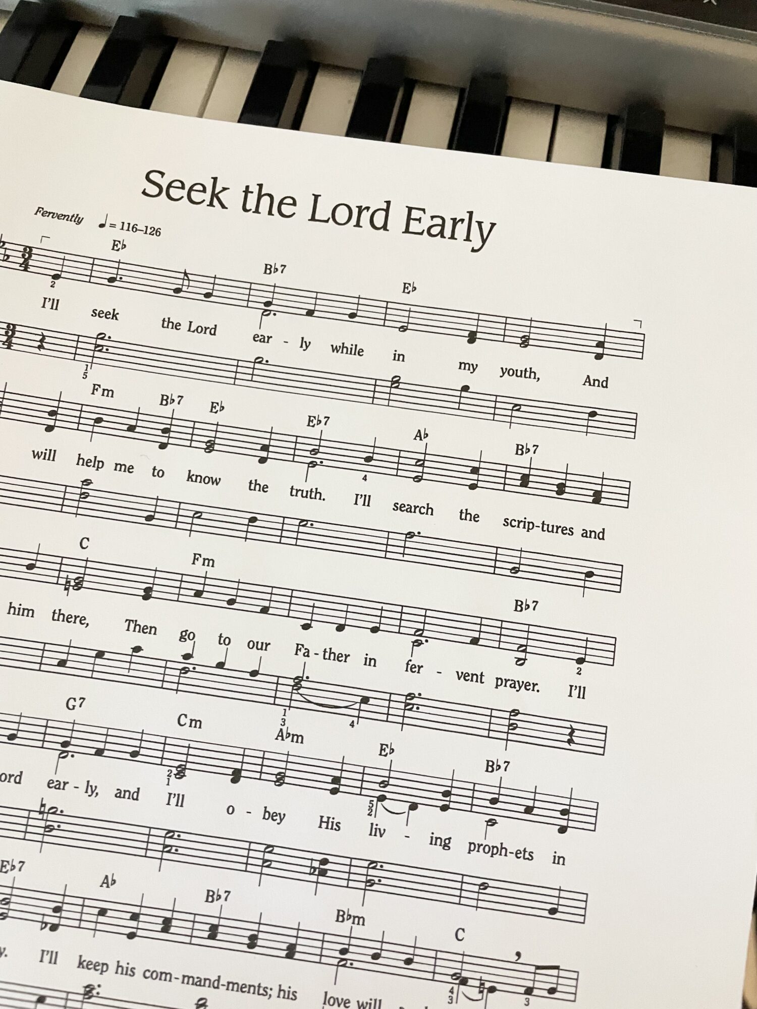 Seek the Lord Early Musical Number Easy ideas for Music Leaders IMG 6550